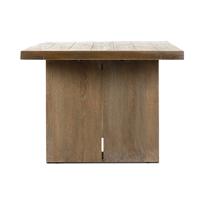 WARBY DİNİNG TABLE, WORN OAK görsel 3