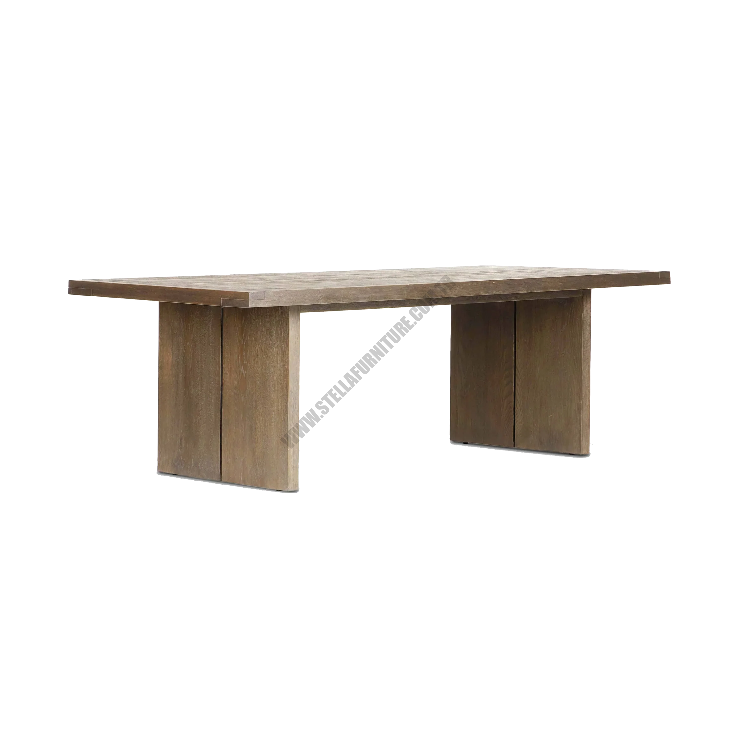 WARBY DİNİNG TABLE, WORN OAK