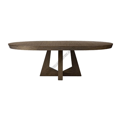 ZELDA EXTENSİON DİNİNG TABLE, FAWN OAK görsel 3