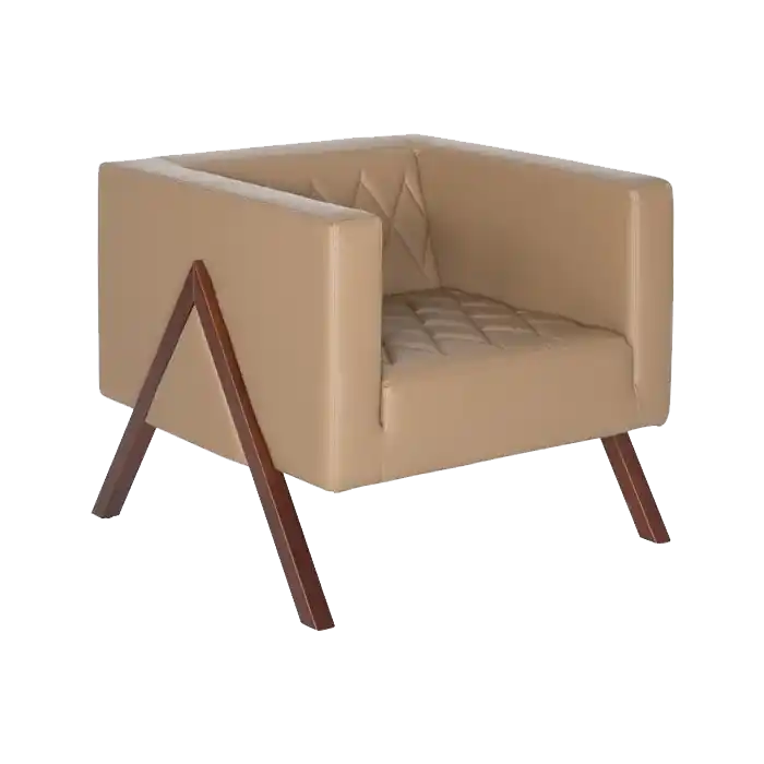 ANİTA TEKLİ CAMEL RENGİ OFİS KANEPELERİ