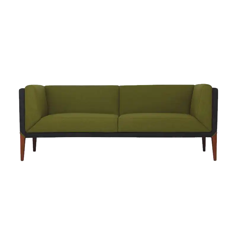LAYER DOUBLE GREEN OFFICE SOFA