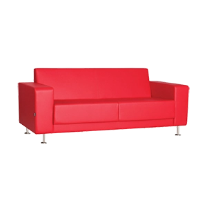 LUCKY DOUBLE RED OFFICE SOFAS