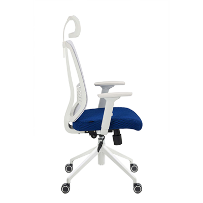ANKA WHITE 8231 B पाँच शाखाओं वाले पहिएदार आधार की मेश कुर्सी görsel 3