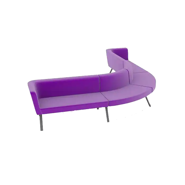 CORNER MAVİ 4'LÜ MODULER OTURMA GRUBU
