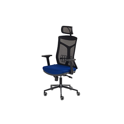 GAMA GM 6331 B MAVİ FİLELİ KOLTUK görsel 4