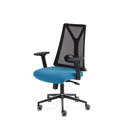 LYRA 4532 B FİLELİ KOLTUK 5Lİ AYAK TEKERLEKLİ görsel 2