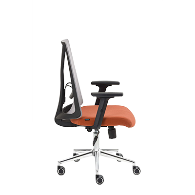 LYRA 4532 K FİLELİ KOLTUK 5Lİ AYAK TEKERLEKLİ görsel 3