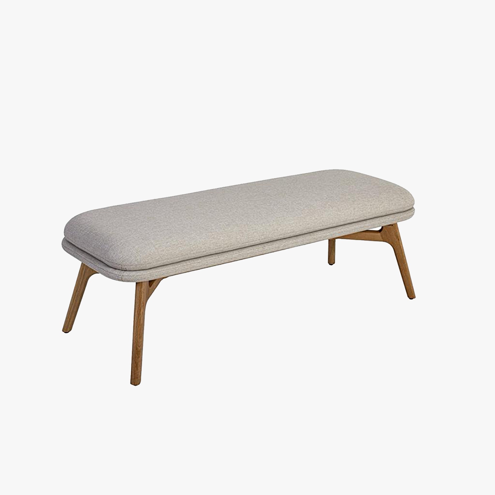 Ahşap Ayaklı Bench Puff