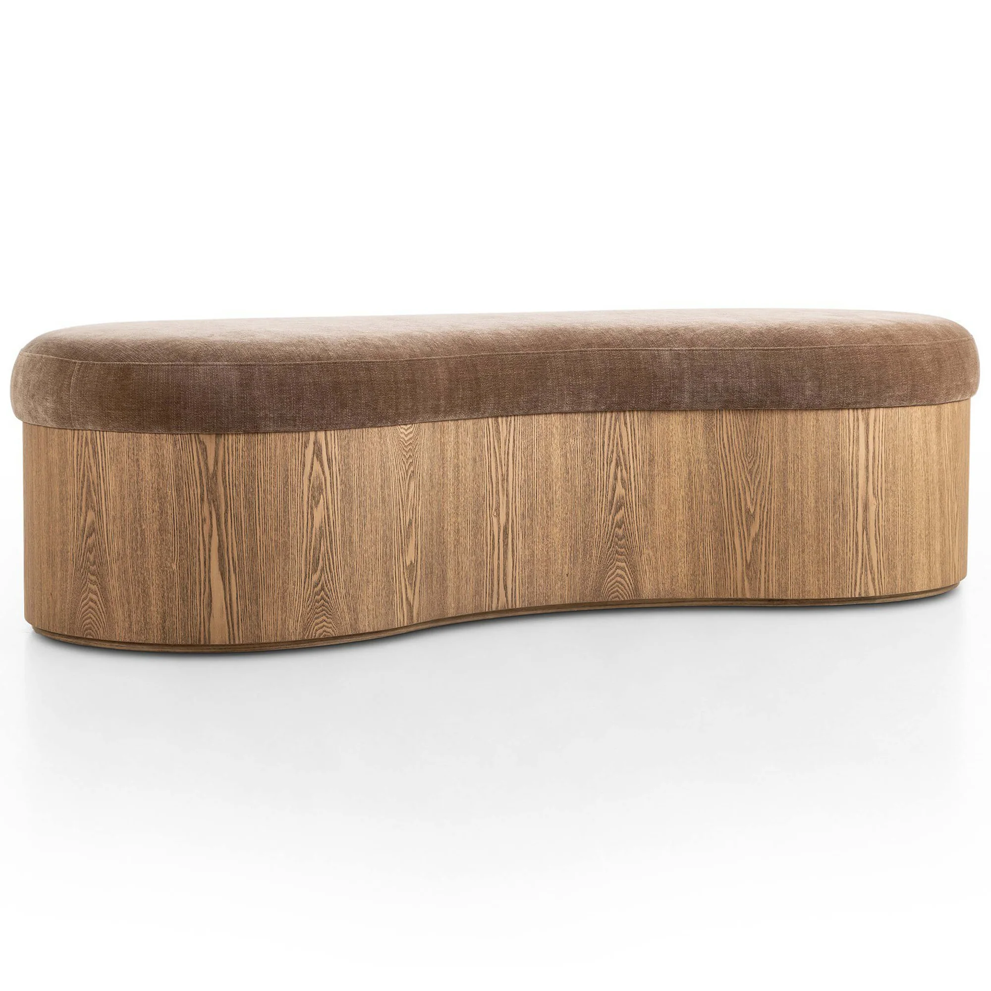 AHŞAP FASULYE ŞEKLİNDE BENCH görsel 3