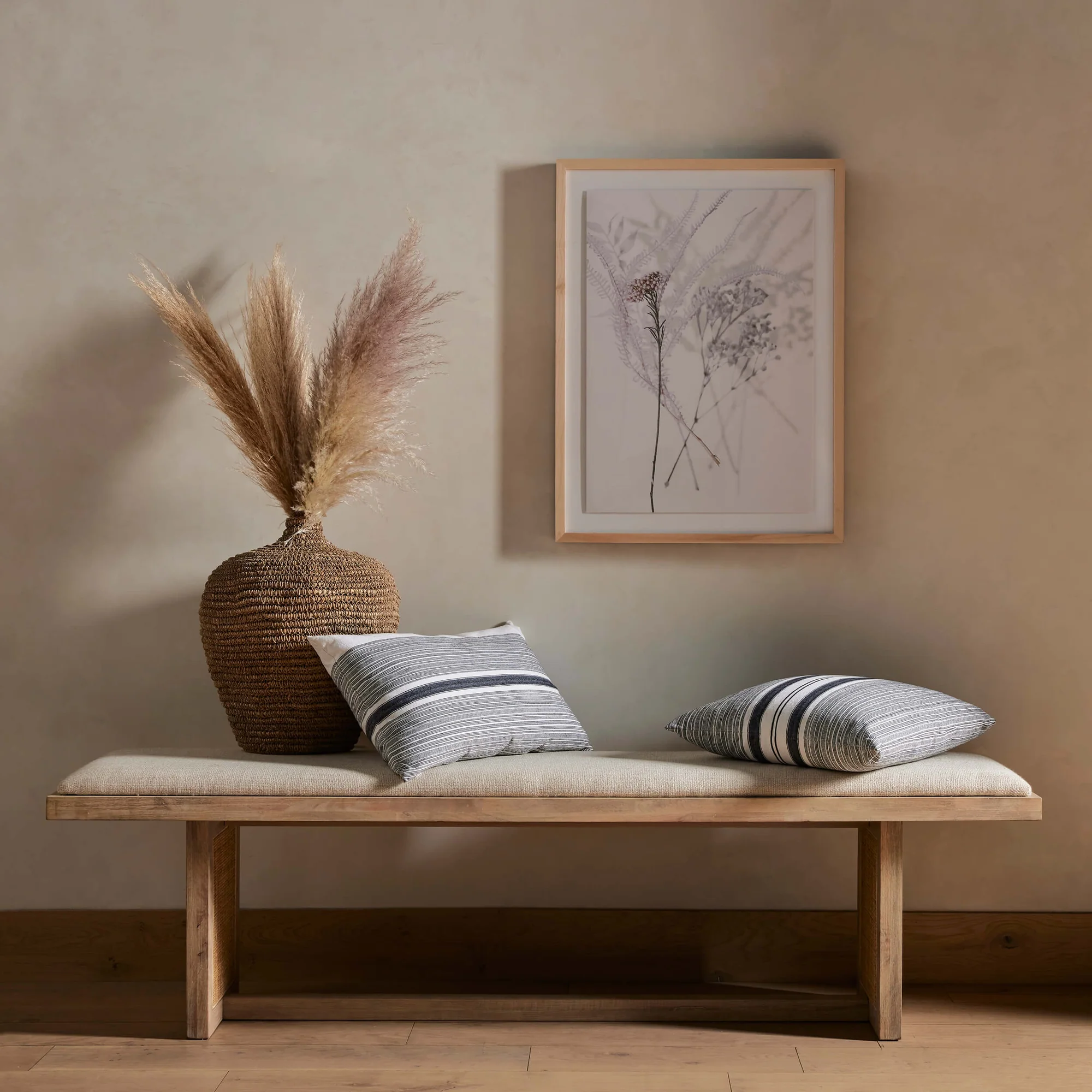 CLARİTA YEMEK BENCH – BEYAZ BOYALI MANGO AHŞAP görsel 6