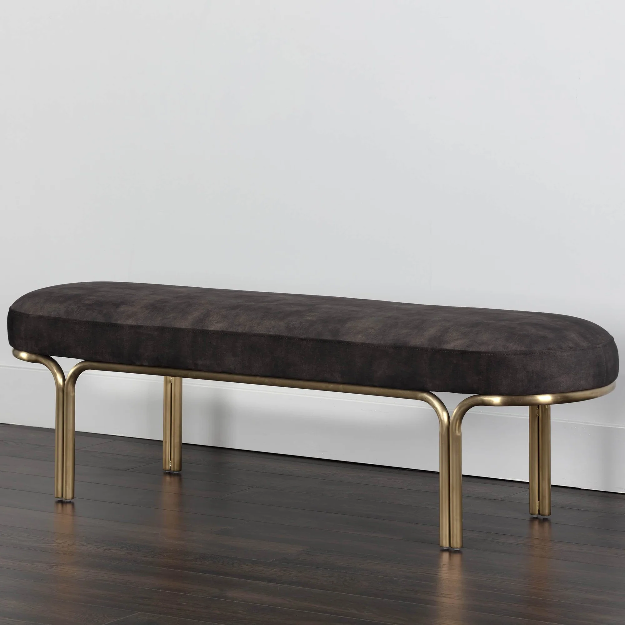 GWEN KIVRIMLI METAL AYAKLI BENCH görsel 3
